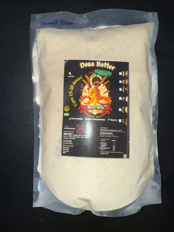 Millet Mafia Jonna Dosa Batter