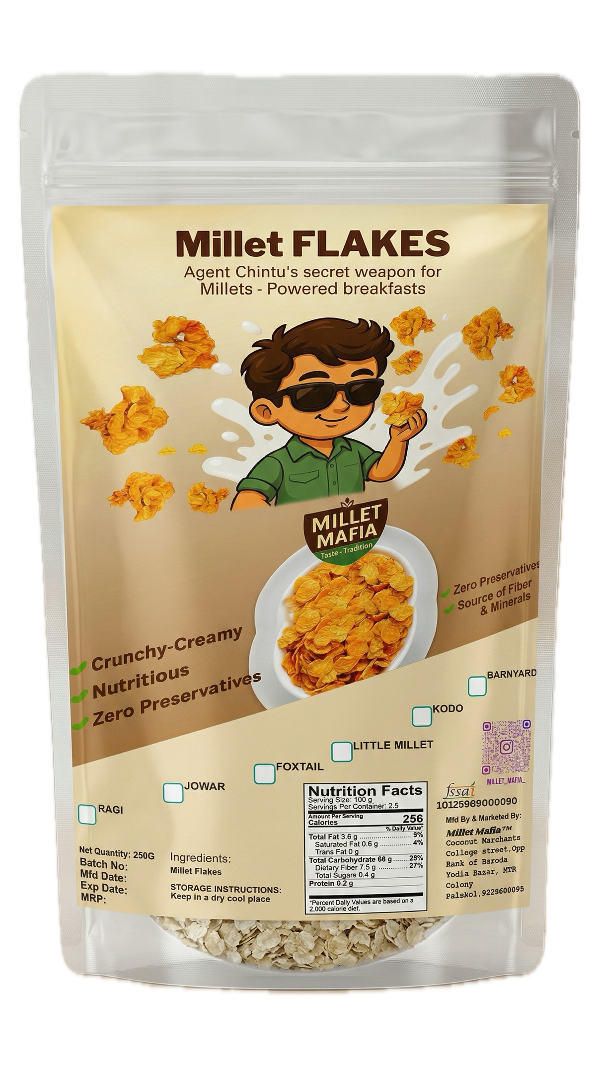 Millet Mafia Millet Flakes