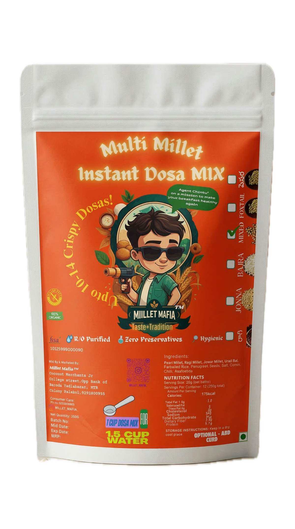 Millet Mafia Multi Millet Instant Dosa Mix